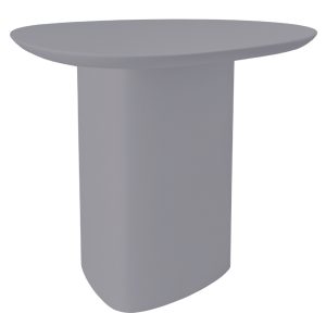 Šedý lakovaný odkládací stolek RAGABA CELLS 50 x 50 cm  - Výška50 cm- Šířka 50 cm