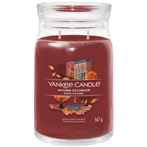 Velká vonná svíčka Yankee Candle Autumn Daydream Signature  - Výška15