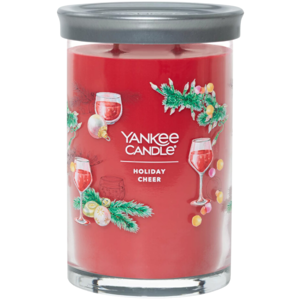 Velká vonná svíčka Yankee Candle Holiday Cheer Tumbler Signature Tumbler  - Výška14