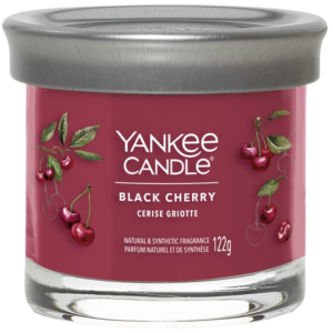 Malá vonná svíčka Yankee Candle Black Cherry Signature Tumbler  - Výška8 cm- Šířka 7