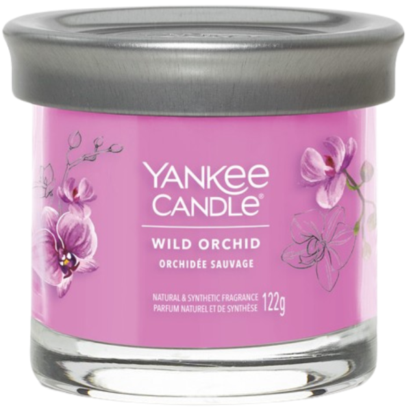 Malá vonná svíčka Yankee Candle Wild Orchid Signature Tumbler  - Výška8 cm- Šířka 7