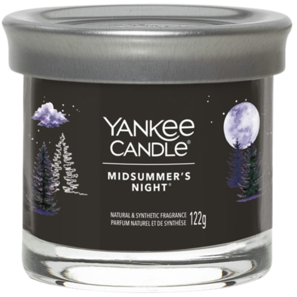 Malá vonná svíčka Yankee Candle Midsummer's Night Signature Tumbler  - Výška8 cm- Šířka 7