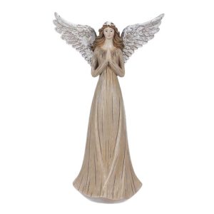Anděl s roztaženými křídly Emma hnědá