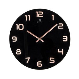 Lowell 14897NR designové nástěnné hodiny  - Barvačerná-