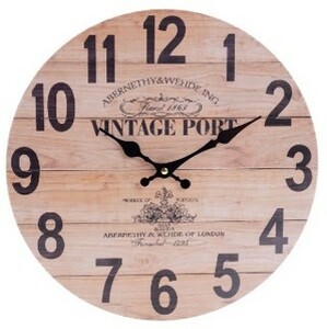 Nástěnné hodiny Vintage port