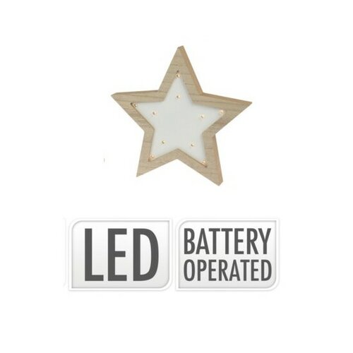 Svíticí LED dekorace Star shape 10 LED