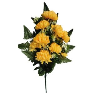 Umělá dekorativní kytice Chryzantéma