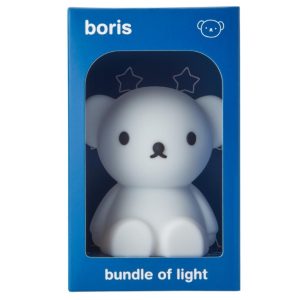 Bílá plastová dětská LED lampa Mr. Maria Boris 10