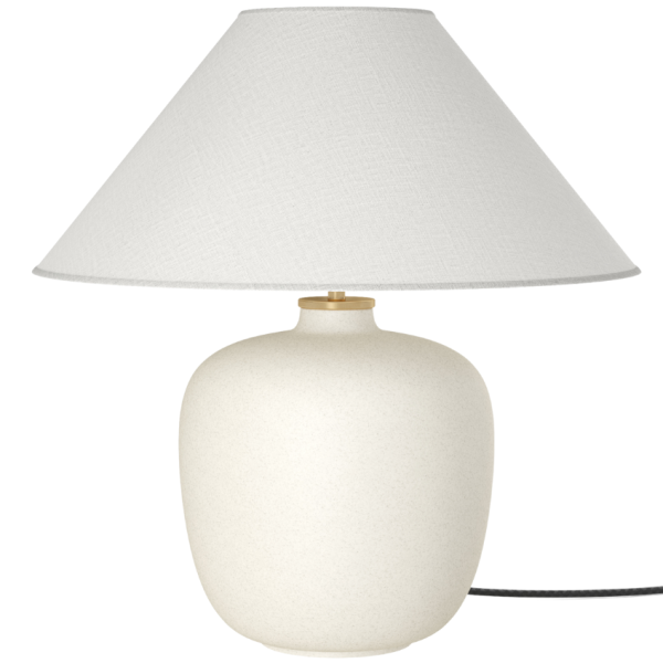 Audo CPH Béžová keramická stolní lampa AUDO TORSO 37 cm  - Výška36