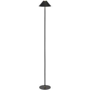 Černá plastová nabíjecí stojací LED lampa Halo Design Hygge 134 cm  - Výška134 cm- Průměr 19 cm