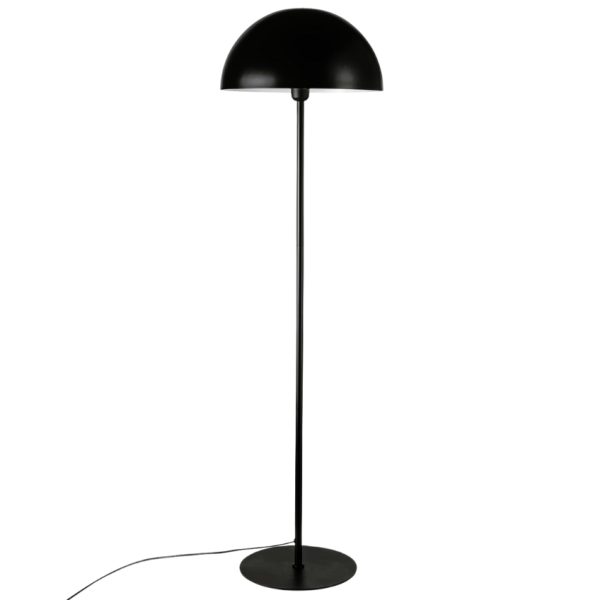 Nordlux Černá kovová stojací lampa Ellen 140 cm  - Výška140 cm- Průměr stínidla 40 cm