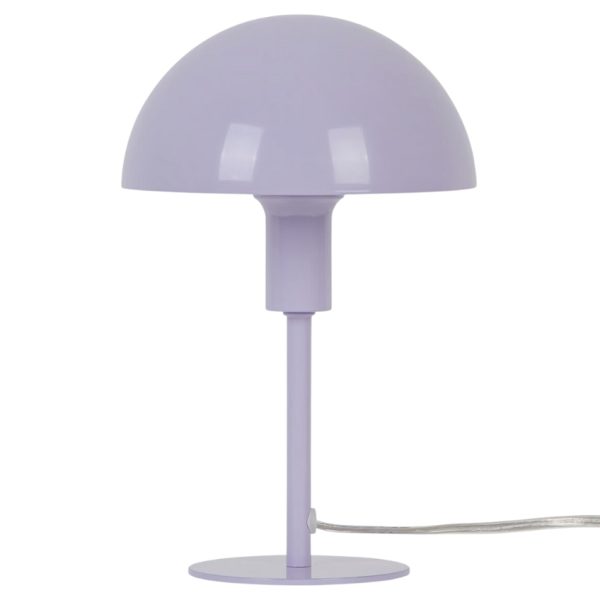 Nordlux Fialová kovová stolní lampa Ellen Mini  - Výška25 cm- Průměr stínidla 16 cm