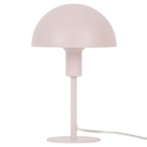 Nordlux Růžová kovová stolní lampa Ellen Mini  - Výška25 cm- Průměr stínidla 16 cm