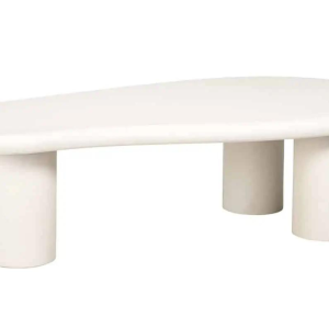 Bílý konferenční stolek Richmond Bloomstone 160 x 80 cm  - Výška41
