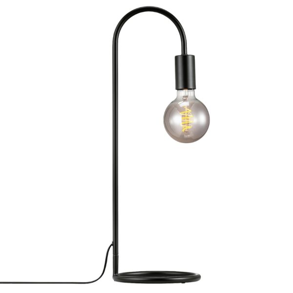 Nordlux Černá kovová stolní lampa Paco  - Výška55 cm- Délka kabelu 150 cm