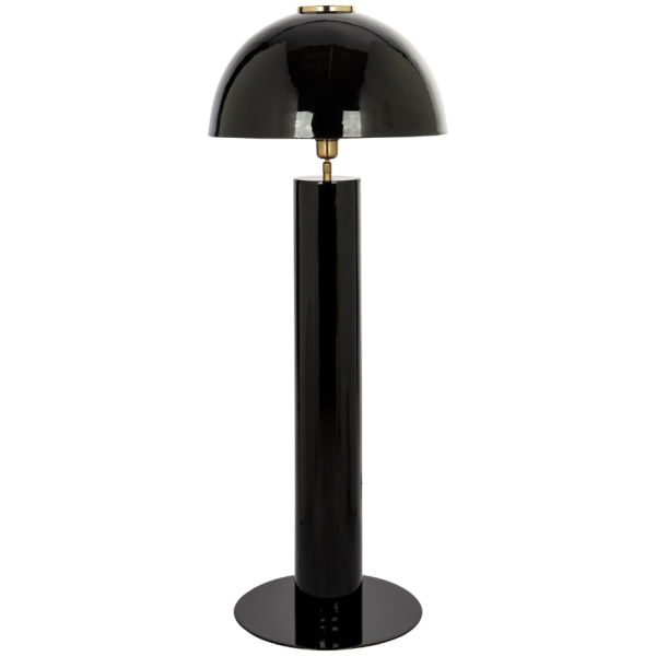 Černá kovová stojací lampa Richmond Ché  - Výška115 cm- Šířka 44 cm