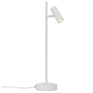 Nordlux Bílá kovová stolní lampa Omari  - Výška40 cm- Průměr 10 cm
