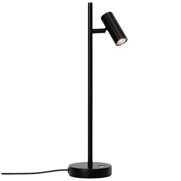 Nordlux Černá kovová stolní lampa Omari  - Výška40 cm- Průměr 10 cm