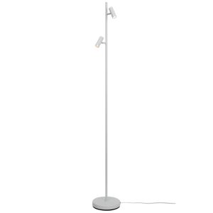 Nordlux Bílá kovová stojací lampa Omari 141 cm  - Výška141 cm- Průměr stínidla 3 cm