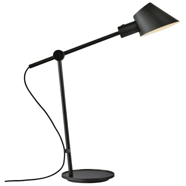 Nordlux Černá kovová stolní lampa Stay  - Celková výška53
