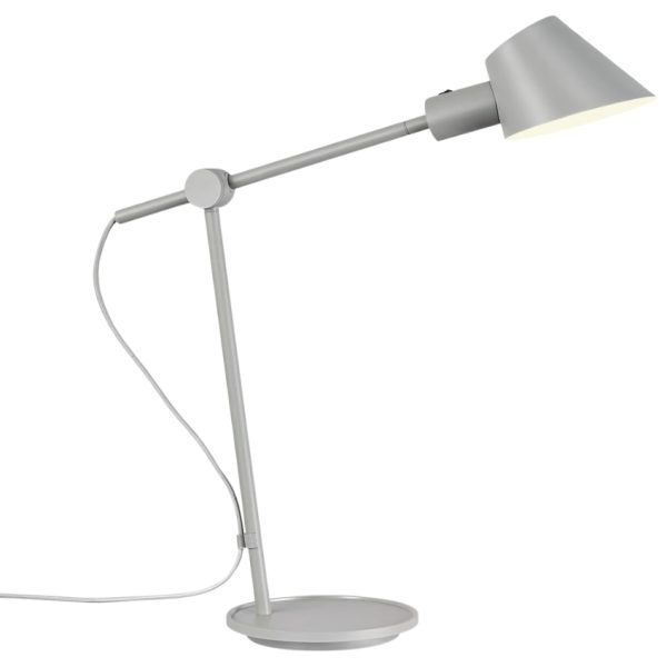 Nordlux Šedá kovová stolní lampa Stay  - Celková výška53