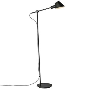 Nordlux Černá kovová stojací lampa Stay 135 cm  - Výška stínidla11