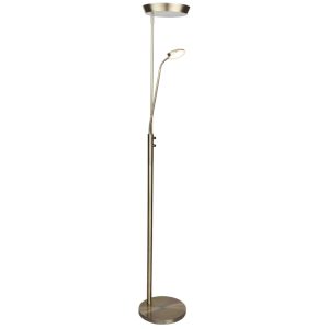 Zlatá kovová stojací lampa Halo Design Vegas Combi 180 cm  - Výška180 cm- Průměr 40 cm