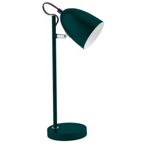 Zelená kovová stolní lampa Halo Design Yep! 37 cm  - Výška37 cm- Průměr 10 cm