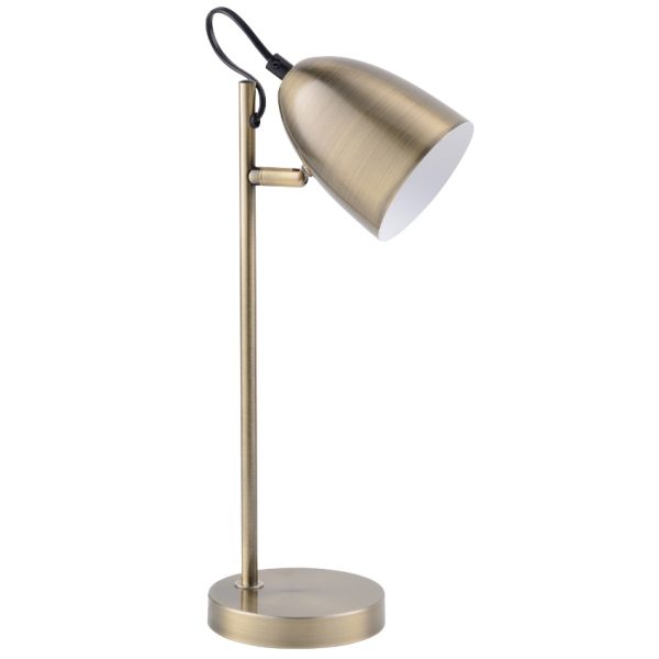 Zlatá kovová stolní lampa Halo Design Yep! 37 cm  - Výška37 cm- Průměr 10 cm