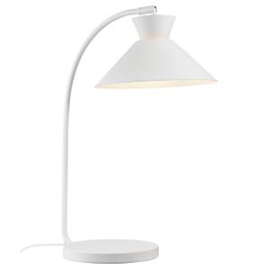 Nordlux Bílá kovová stolní lampa Dial  - Celková výška51