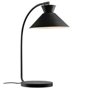 Nordlux Černá kovová stolní lampa Dial  - Celková výška51