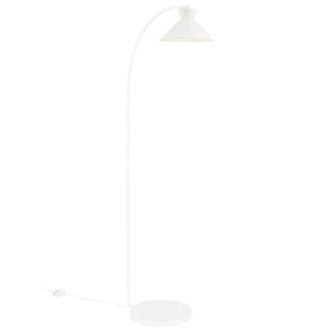 Nordlux Bílá kovová stojací lampa Dial 150 cm  - Celková výška150 cm- Celková šířka 47 cm