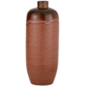 Červená keramická váza J-line Akone 89 cm  - Výška89 cm- Průměr 34 cm