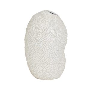 Béžovo-bílá keramická váza Kyana L - Ø 18*28 cm Light & Living  - -