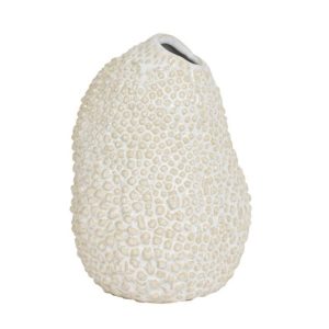 Béžovo-bílá keramická váza Kyana S - Ø 10*15 cm Light & Living  - -