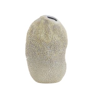 Béžovo-hnědá keramická váza Kyana L - Ø 18*28 cm Light & Living  - -