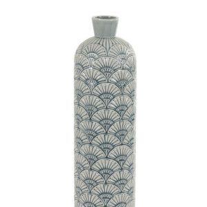 Šedomodrá keramická váza Potenza - Ø16*59 cm Light & Living  - -