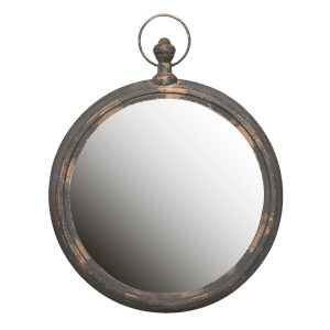Kulaté retro zrcadlo ve tvaru stopek Raer - 62*6*78 cm Clayre & Eef  - -