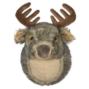 Nástěnná plyšová dekorace hlava jelen Cuddly Deer - 44*30*34cm Mars & More  - -