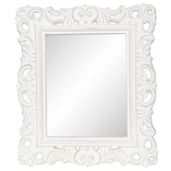 Nástěnné zrcadlo ve vintage stylu Absolon - 31*36 cm Clayre & Eef  - -