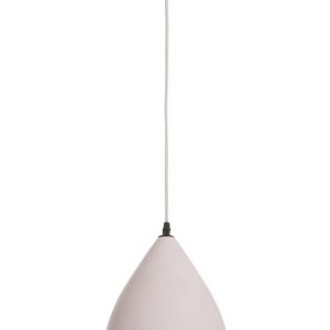 Růžová závěsná porcelánová lampa Drop - Ø 21*29