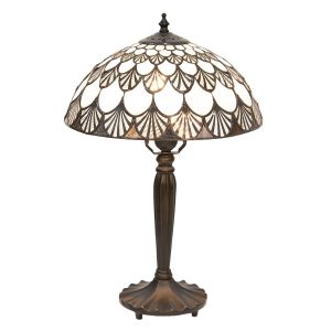 Stolní lampa Tiffany Coquilles - Ø 31*46 cm Clayre & Eef  - -