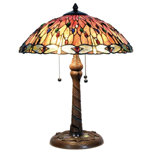 Stolní lampa Tiffany Dragon - Ø 45*56 cm Clayre & Eef  - -