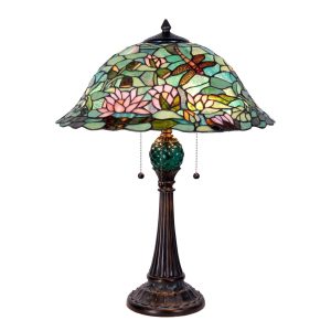 Stolní lampa Tiffany POND - Ø 47*60 cm  Clayre & Eef  - -