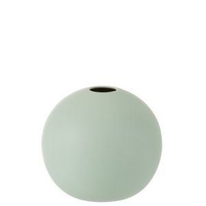 Světle zelená keramická váza MINT M - 18*18*18 cm J-Line by Jolipa  - -