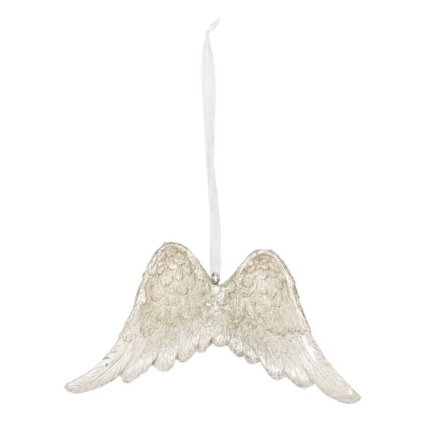 Závěsná dekorace andělská křídla - 12*2*9 cm Clayre & Eef  - -