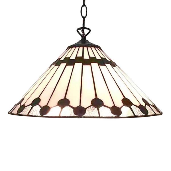 Závěsná stropní lampa Tiffany Branilla - Ø 40 cm E27/max 1*60W Clayre & Eef  - -