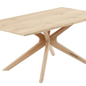 Dubový jídelní stůl Kave Home Armande 180 x 90 cm  - Výška76 cm- Hloubka 180 cm
