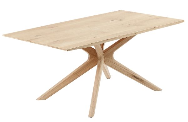 Dubový jídelní stůl Kave Home Armande 180 x 90 cm  - Výška76 cm- Hloubka 180 cm