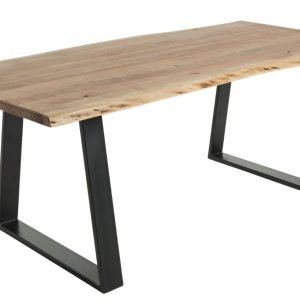 Akátový jídelní stůl Kave Home Alaia 220 x 100 cm  - Výška76 cm- Šířka 220 cm
